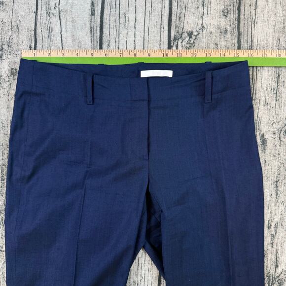 Hugo Boss Women's Trousers Pants Blue Wool Straight Leg US Size 4 - Picture 9 of 14